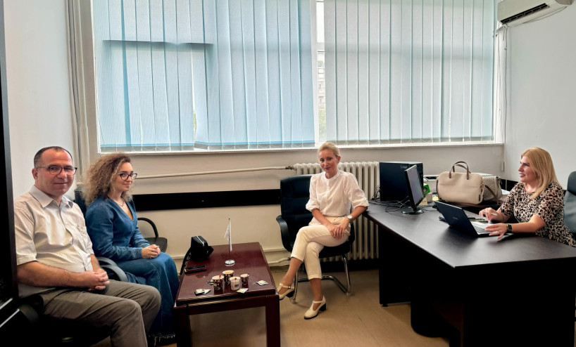 The Director of the Teaching Center EduWise in Gjakova, Elmira Pajaziti was welcomed at the Faculty of Education